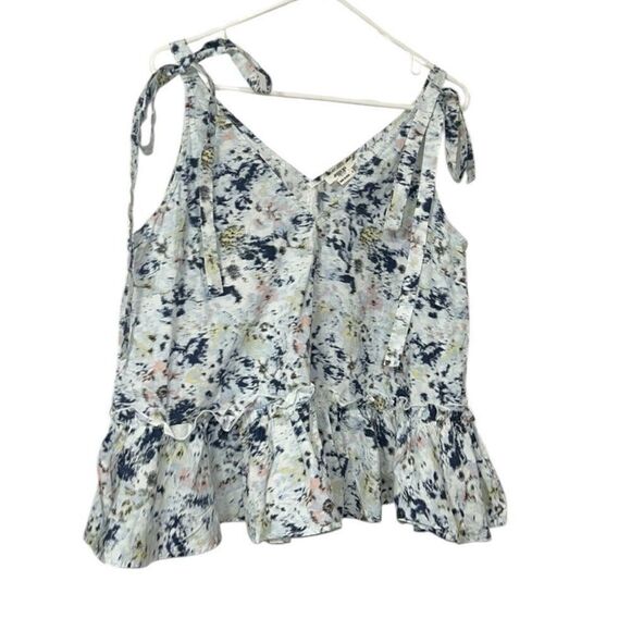 Jason Wu Blue Floral Print Sleeveless Top(Size 8) - Picture 3 of 5